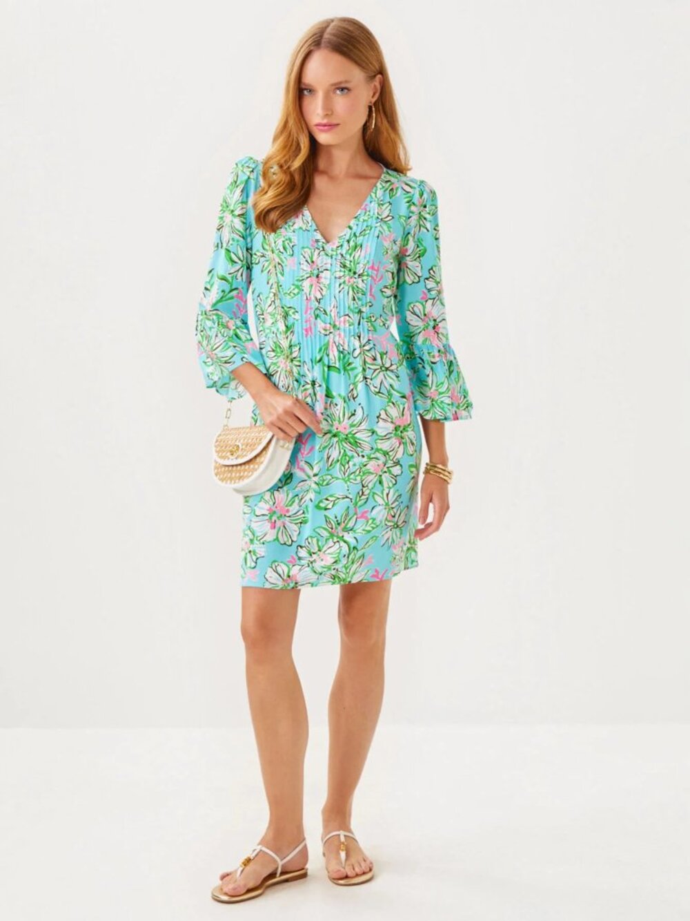 Lilly Pulitzer, NWT Size 10 "Danika" 3/4 Sleeve Dress